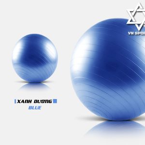 Bóng Tập Giảm Mỡ Bụng Yoga Ball Nhám Màu Xanh Dương